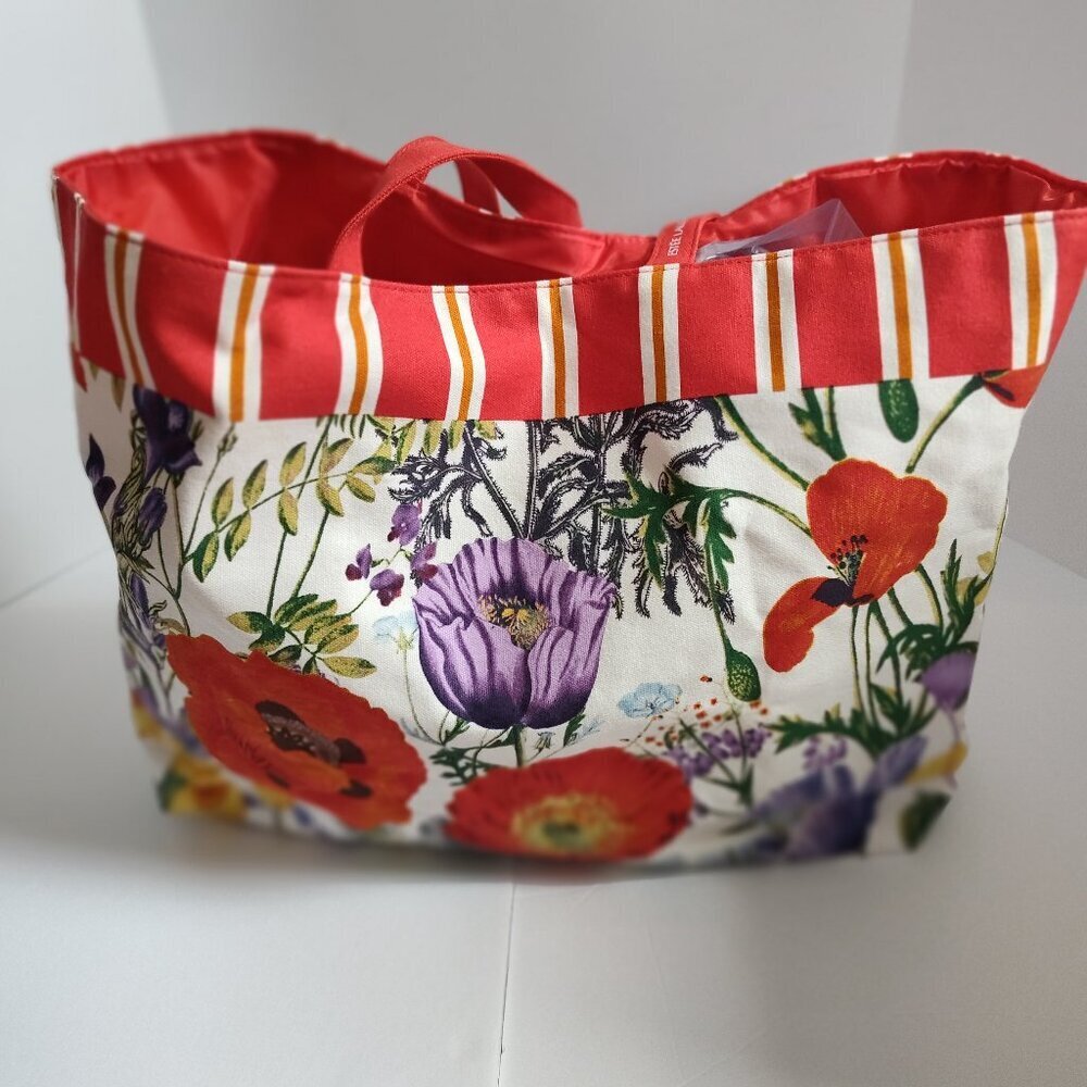 Estee Lauder Red/Multi Tote Bag
